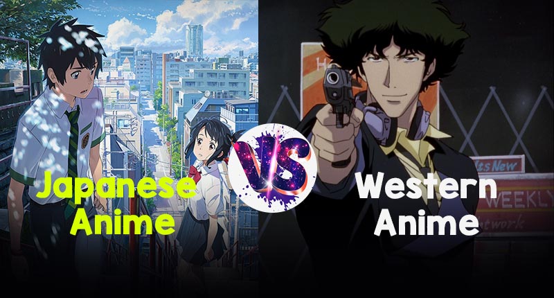 Japanese animes Vs. Western animes